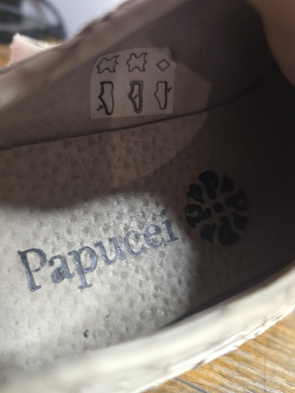 Papucei Woven Leather Flats Scale Texture Laced Contrast Toe EU 38 US 7.5-8 - Picture 5 of 6